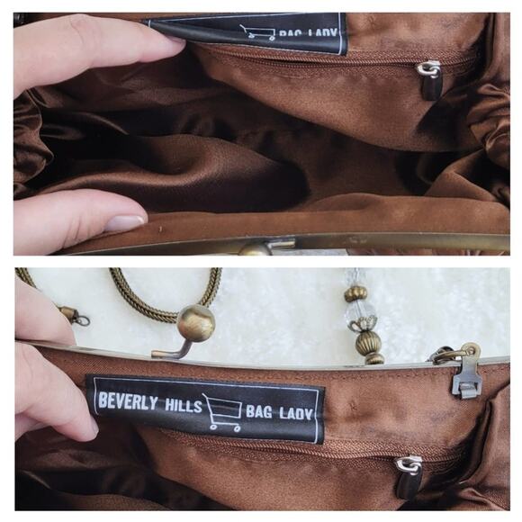 African Vintage Face Crinkled Purse - Picture 5 of 12